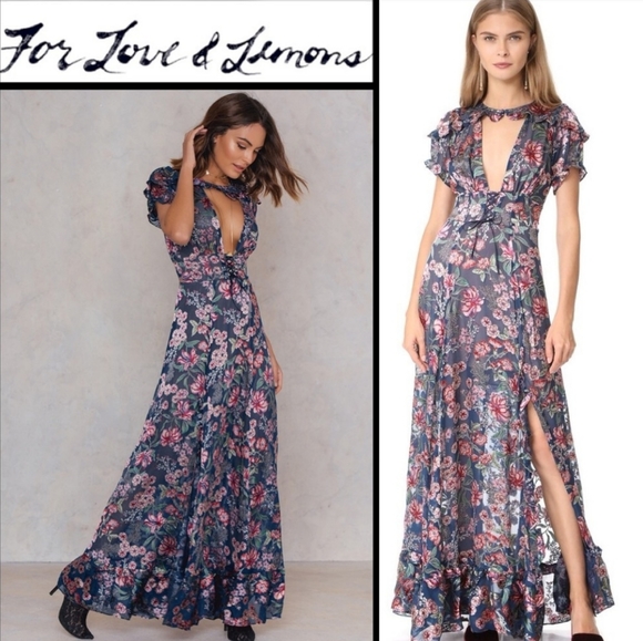 For Love And Lemons Dresses & Skirts - 🎉HP 9/15🎉🍋For Love and Lemons Flora Maxi Dress